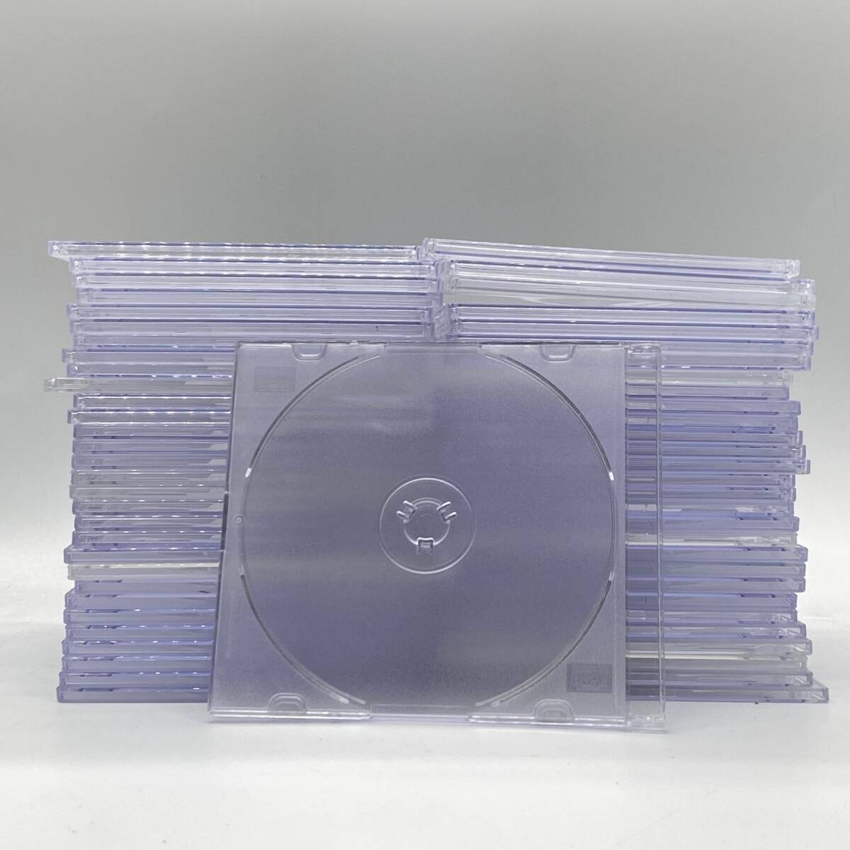 USED CD 空ケース　60枚　1枚用　クリア　薄型！？ プラスチックケース　プラケース