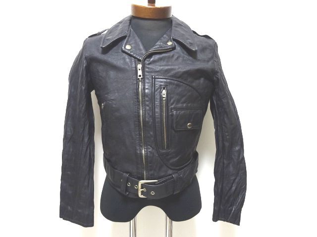 CAB CLOTHING 90s vintage original 1950s TWO STAR RIDERS JACKET 38 size / キャブクロージング ライダースジャケット 革ジャン メンズ