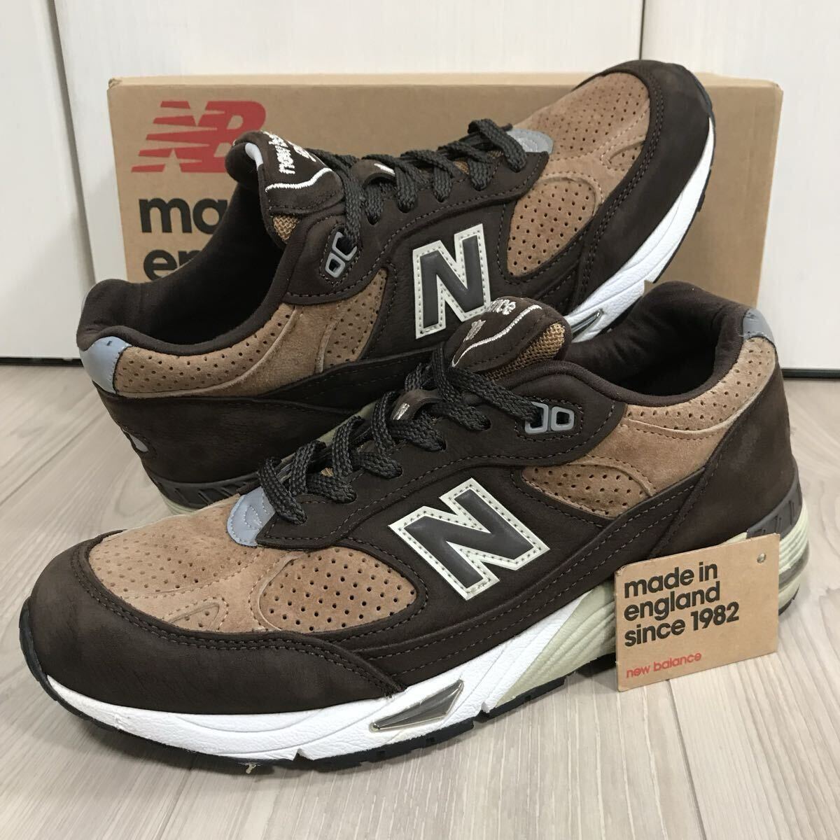 new balance M991DBT M991 DBT UK MADE IN ENGLAND Brown leather 991 ニューバランス ブラウン スエード レザー イギリス 990 992 993 998