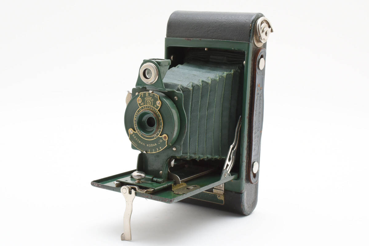 希少＊EASTMAN KODAK イーストマン コダック No.2 Folding MODEL B RAINBOW Hawk Eye Green グリーン