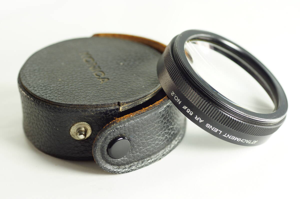 GFOX008 [とてもキレイ]KONICA AR 55mm No. 2 広角フィルター Macro-Hexanon AR 55mm f3.5 105mm f4 用 コニカ アタッチメントレンズ