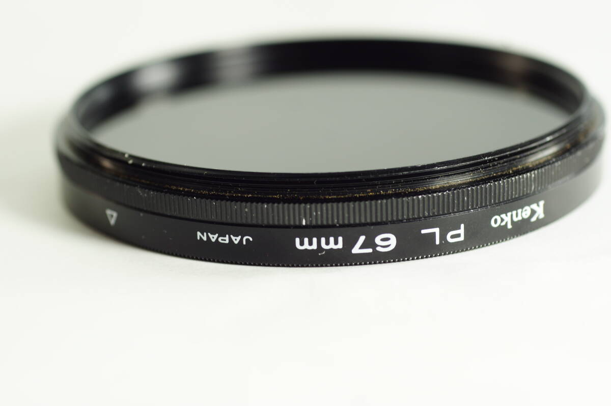 GFOX010『とてもキレイ』Kenko PL 67mm サーキュラー PLフィルター ケンコー 偏光用 反射除去 偏光フィルター