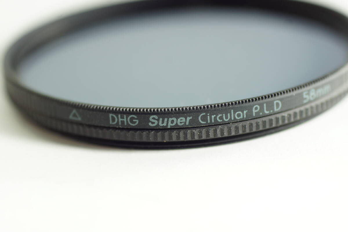 GFOX014 [とてもキレイ] marumi DHG Super Circular P.L.D 58mm マルミ スーパーサーキュラー 偏光フィルター