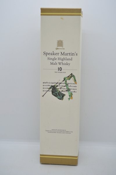【空箱】MACALLAN Speaker Martin's 10年　マッカラン スコッチ コレクション マニア ウイスキー 空き箱