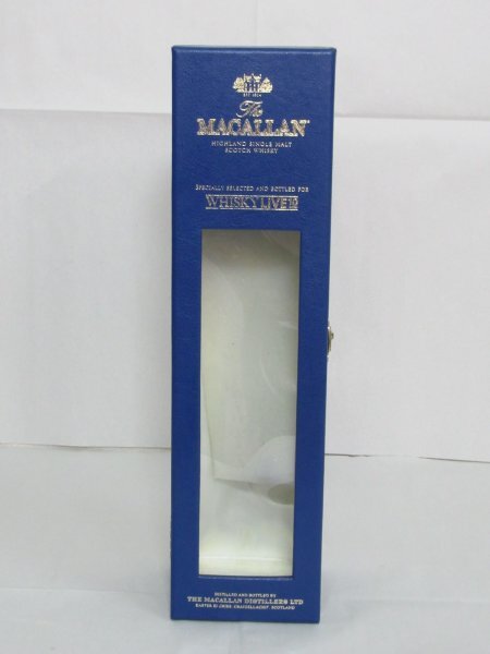 【空箱】 マッカラン MACALLAN 10年 ウイスキーライブ WHISKY LIVE 700ml 57.9% スコッチ コレクション マニア ウイスキー 空き箱