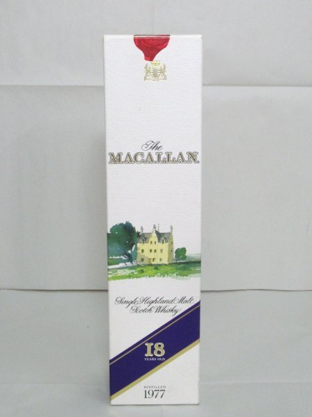 【空箱】 マッカラン MACALLAN 18年 1977 ウイスキー 化粧箱 スコッチ コレクション マニア 空き箱
