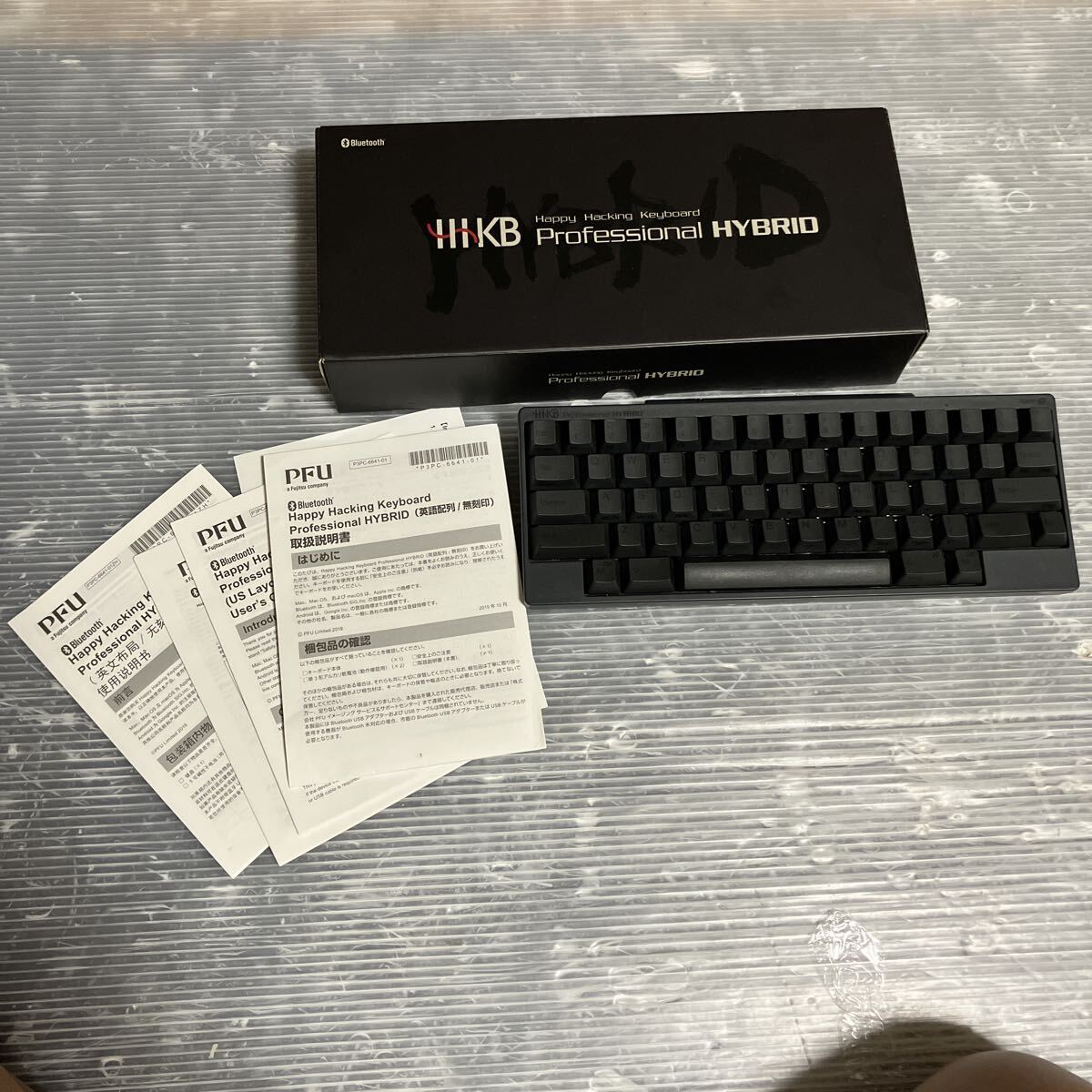  O250 美品 HHKB Professional HYBRID Type-S 英語配列／墨