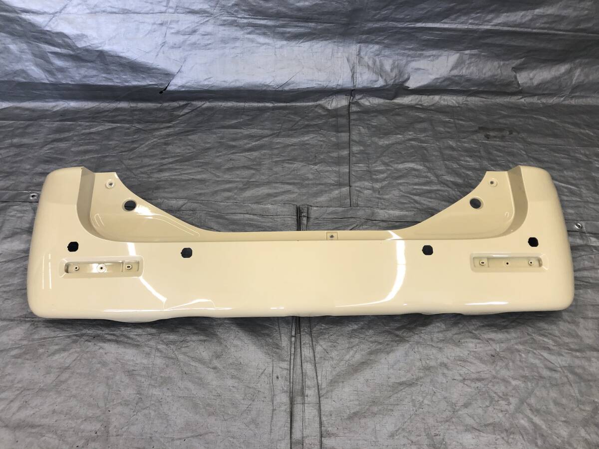 ★□2510-R13LL MK53S スペーシア 純正 リアバンパー (ZVG シフォンアイボリーメタリック) 71811-79R7拍卖