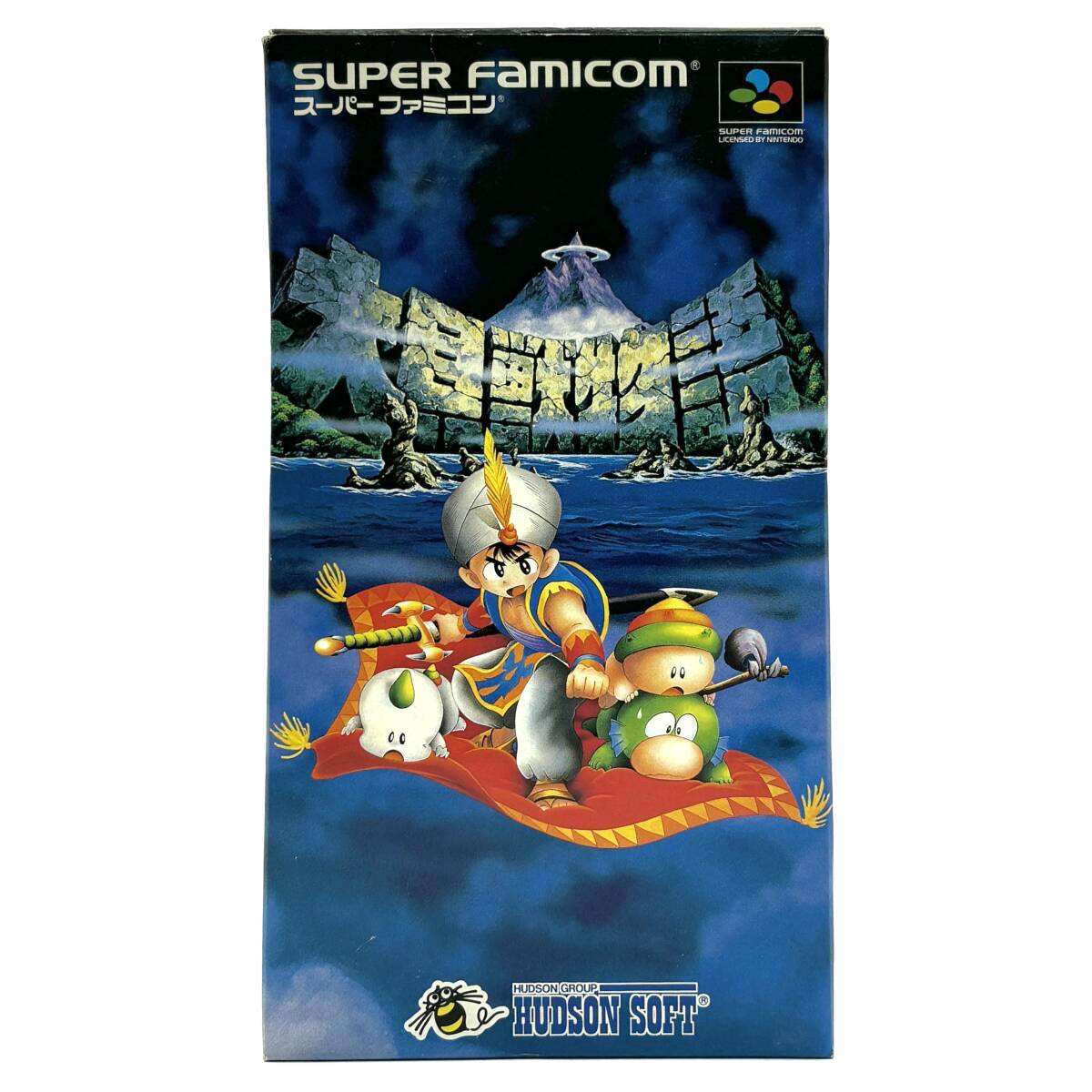 ゲームソフト『スーパーファミコン 大貝獣物語 説明書 ハガキ 箱付き』スーファミ 動作未確認 現状品 現状品 D-6013