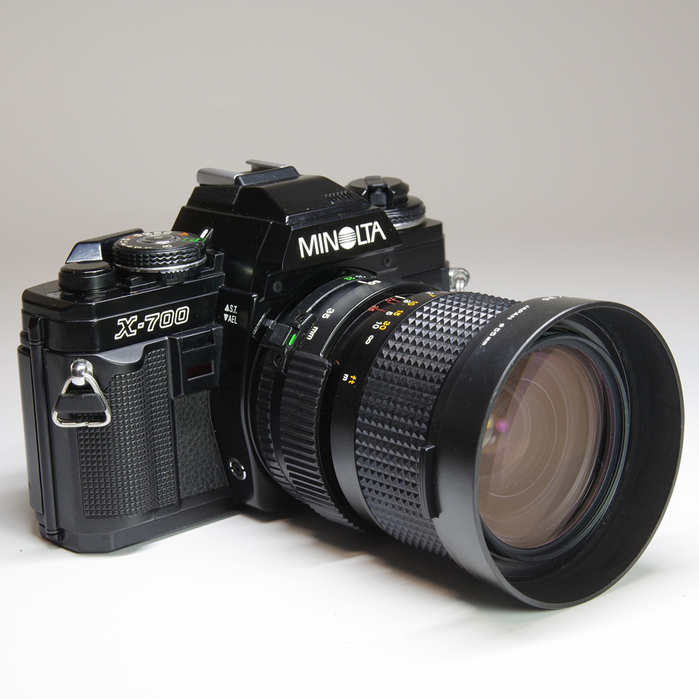 ミノルタ　フィルムカメラ　X-700　レンズ　ミノルタ MD 35-70 3.5　602