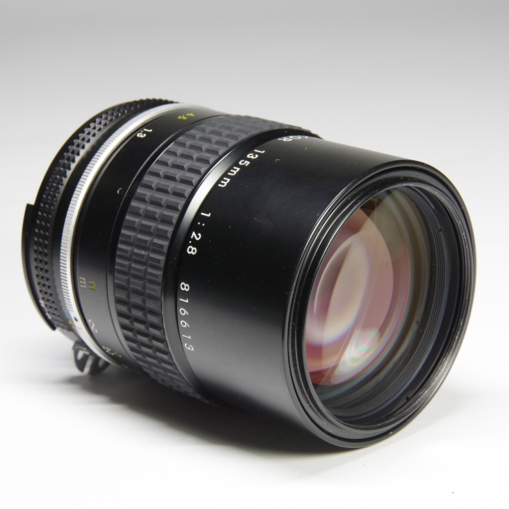 美品　ニコン　レンズ　NIKKOR　1：2.8　135㎜　606
