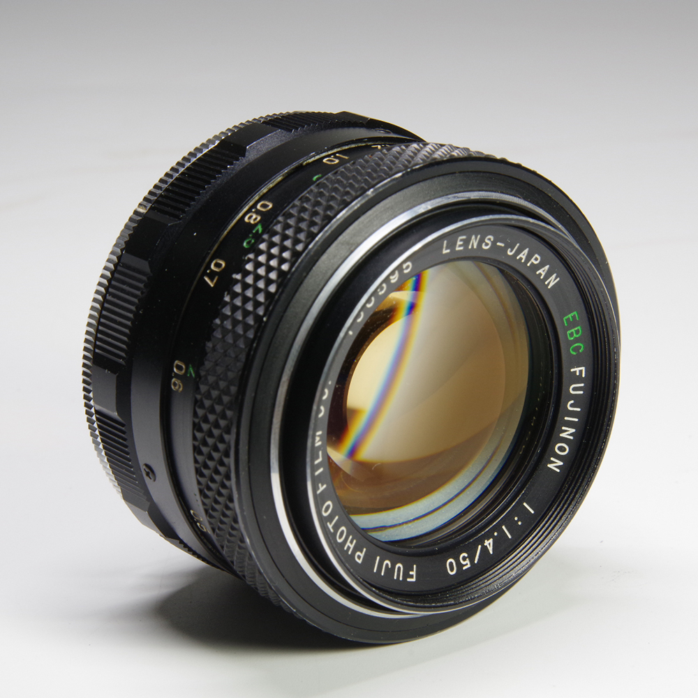 フジフィルム　レンズ　EBC FUJINON　1：1.4／50　Xマウント　607 