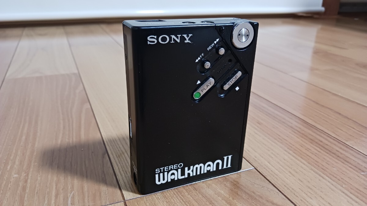 整備済み 動作品 SONY WALKMAN WM-2 カセットウォークマン ブラック ⑧