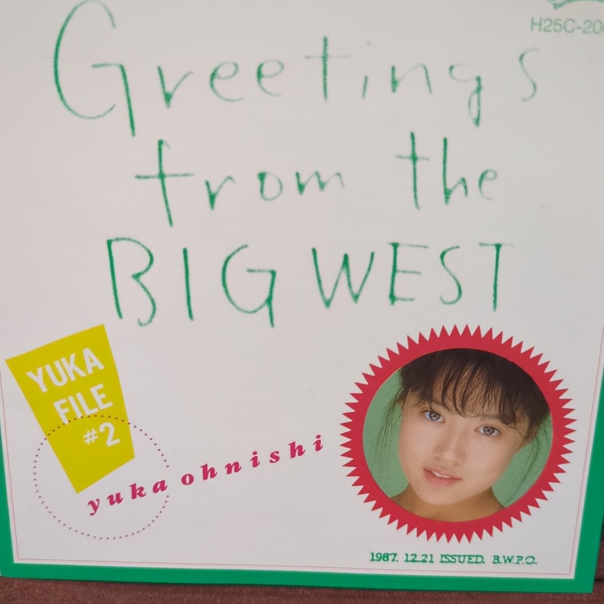 ■B3■ 大西結花 のアルバム「Greeting from the BIG WEST」