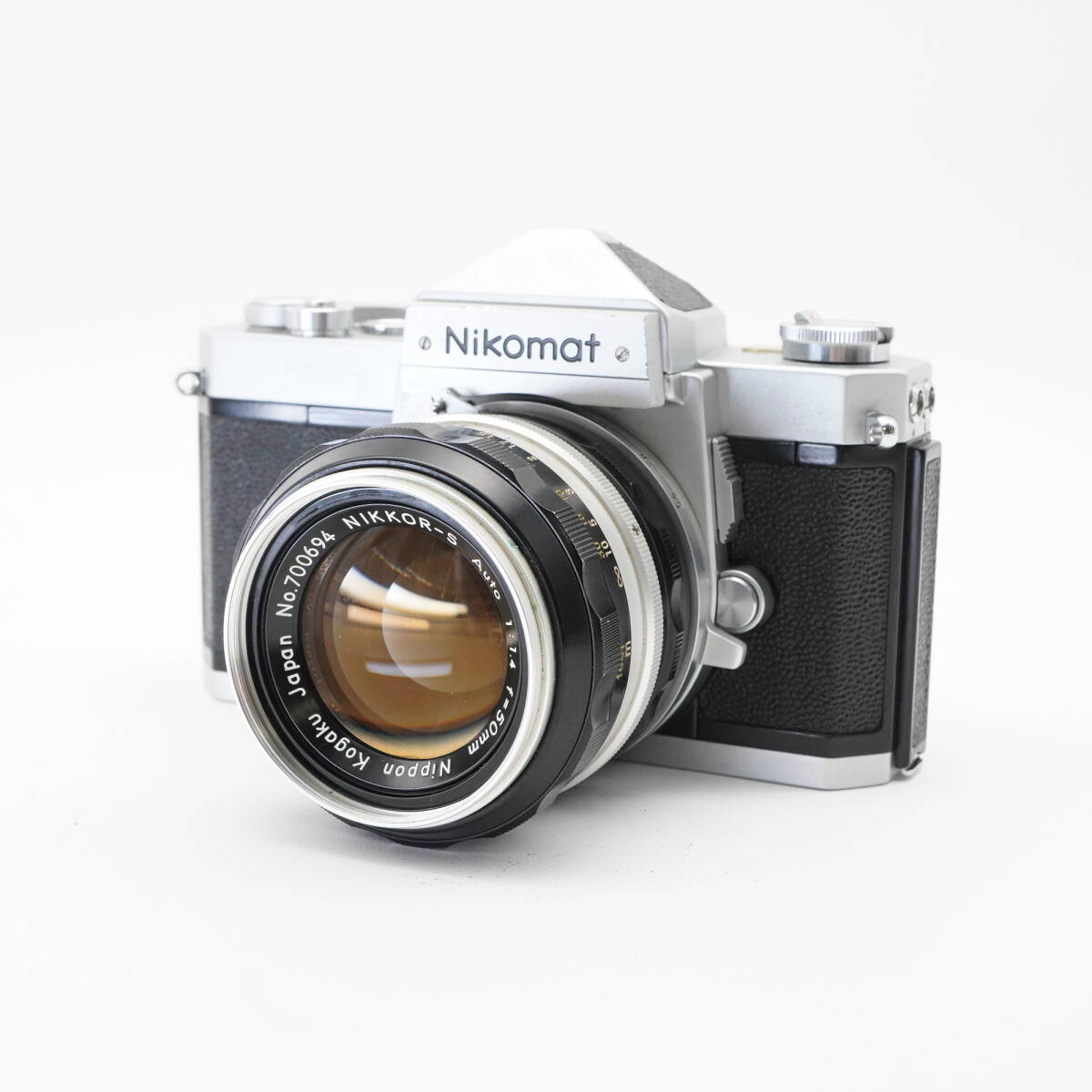 美品 Nikon ニコン Nikomat FTN (シャッターOK 露出OK) 非Ai NIKKOR-S Auto 50mm F1.4 フィルム一眼レフカメラ #AA7015