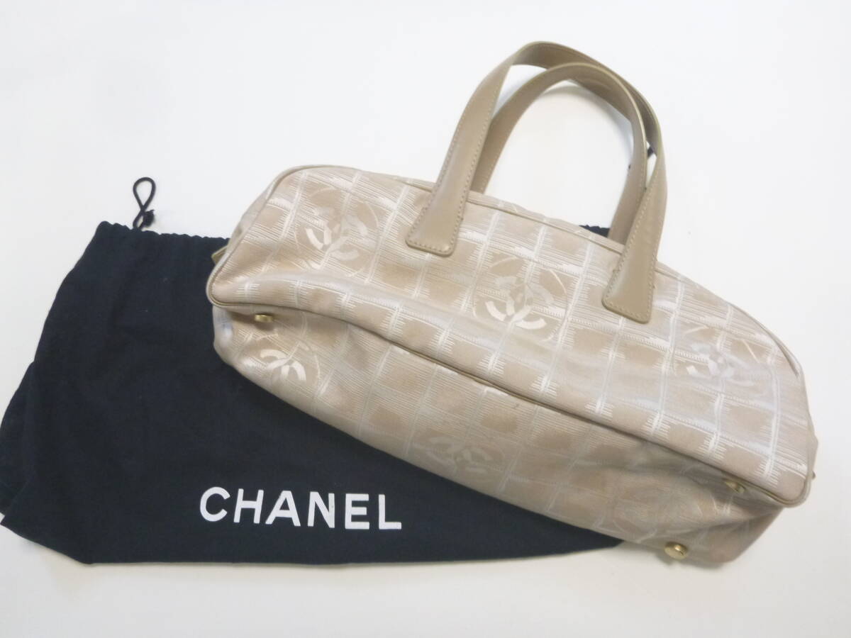 美品 CHANEL　シャネル ★ニュートラベルライン　ベージュ　ハンドバッグ　ショルダーバッグ