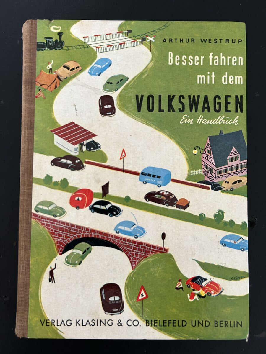 空冷　VW ビートル　ツヴィッター　スプリット　ビートルの楽しみ方の本　当時もの　ドイツ語　1952年11月　ユーズドコンディション