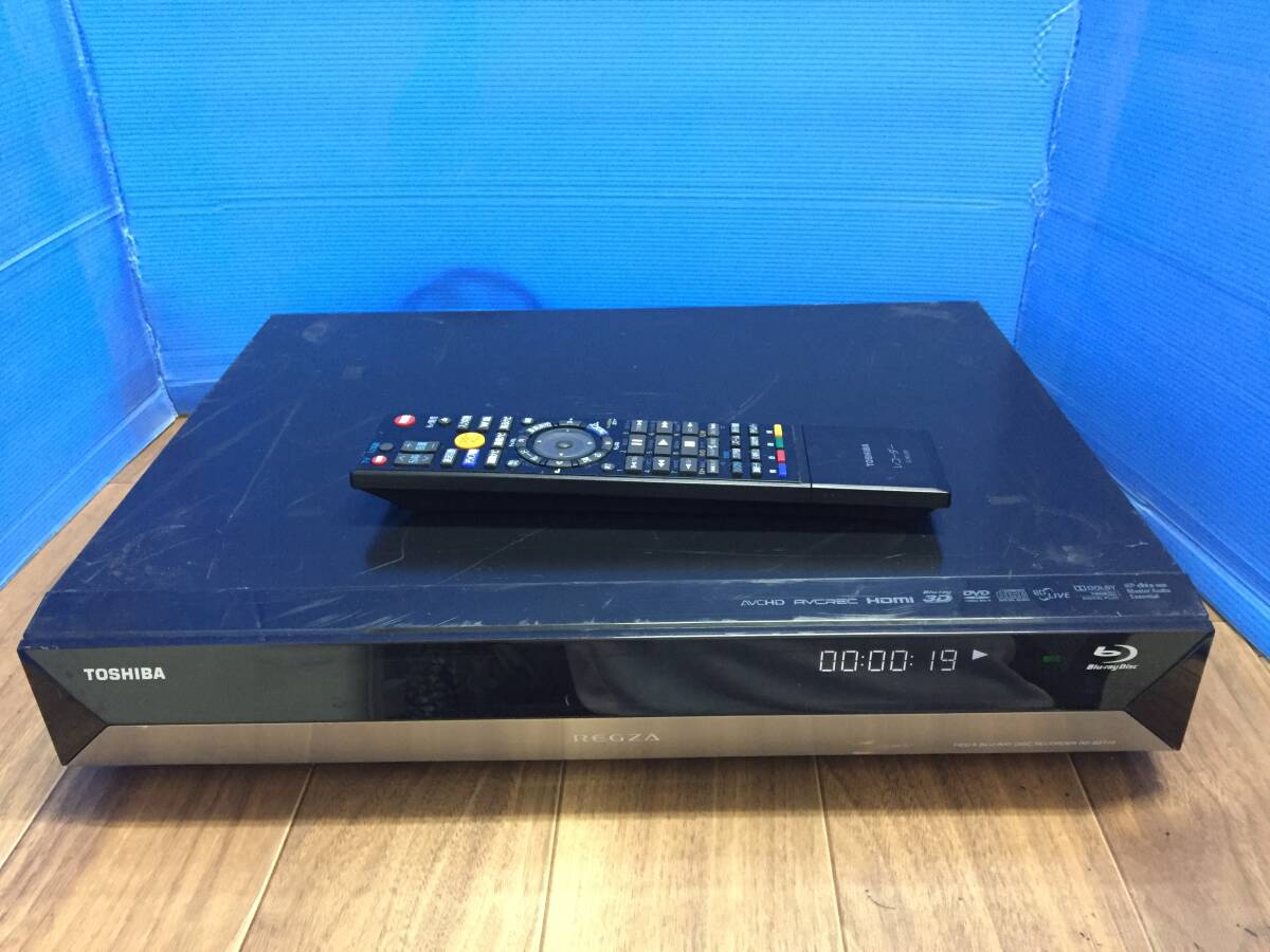 東芝 ブルーレイレコーダー RD-BZ710 純正リモコン付き　中古品9001
