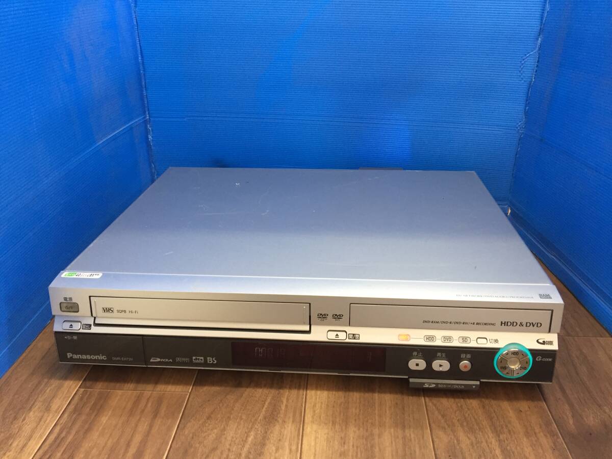 パナソニック DVD/VHS/HDDレコーダー DMR-EH73V 現状中古品9130