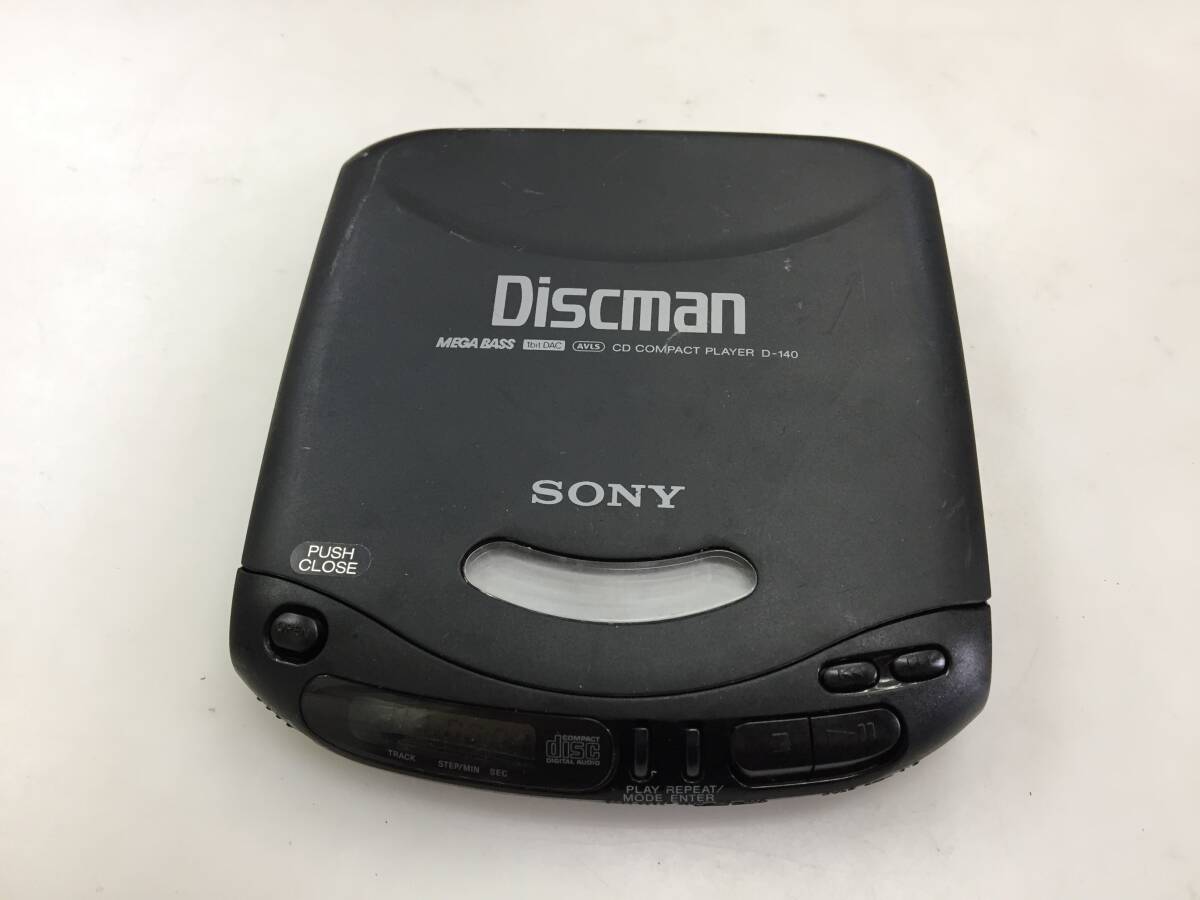 ソニー ポータブルCDプレーヤー D-140 本体のみ 中古品9150