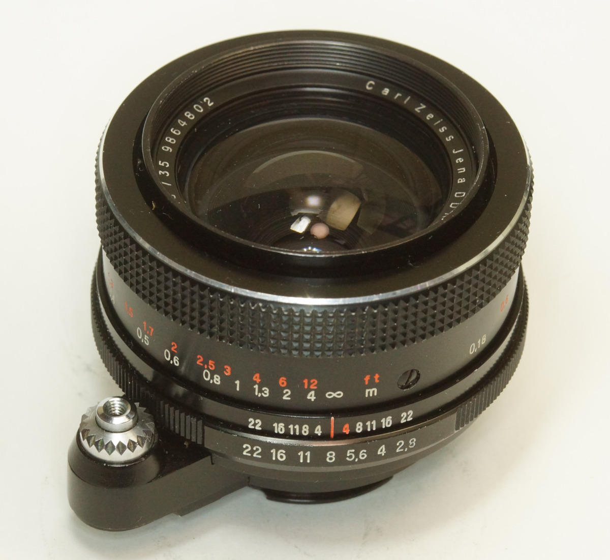 ドイツ製 Carl Zeiss Jena Flektogon 2.8/35 Exakta 127NB-802 ブラック 70年代 最終型