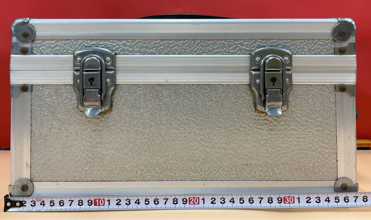 （E248）HAKUBA ジェラルミン カメラケース コンテナ ハードケース カメラ バッグ トランクケース カメラアクセサリー 機材ケース 鍵付き 