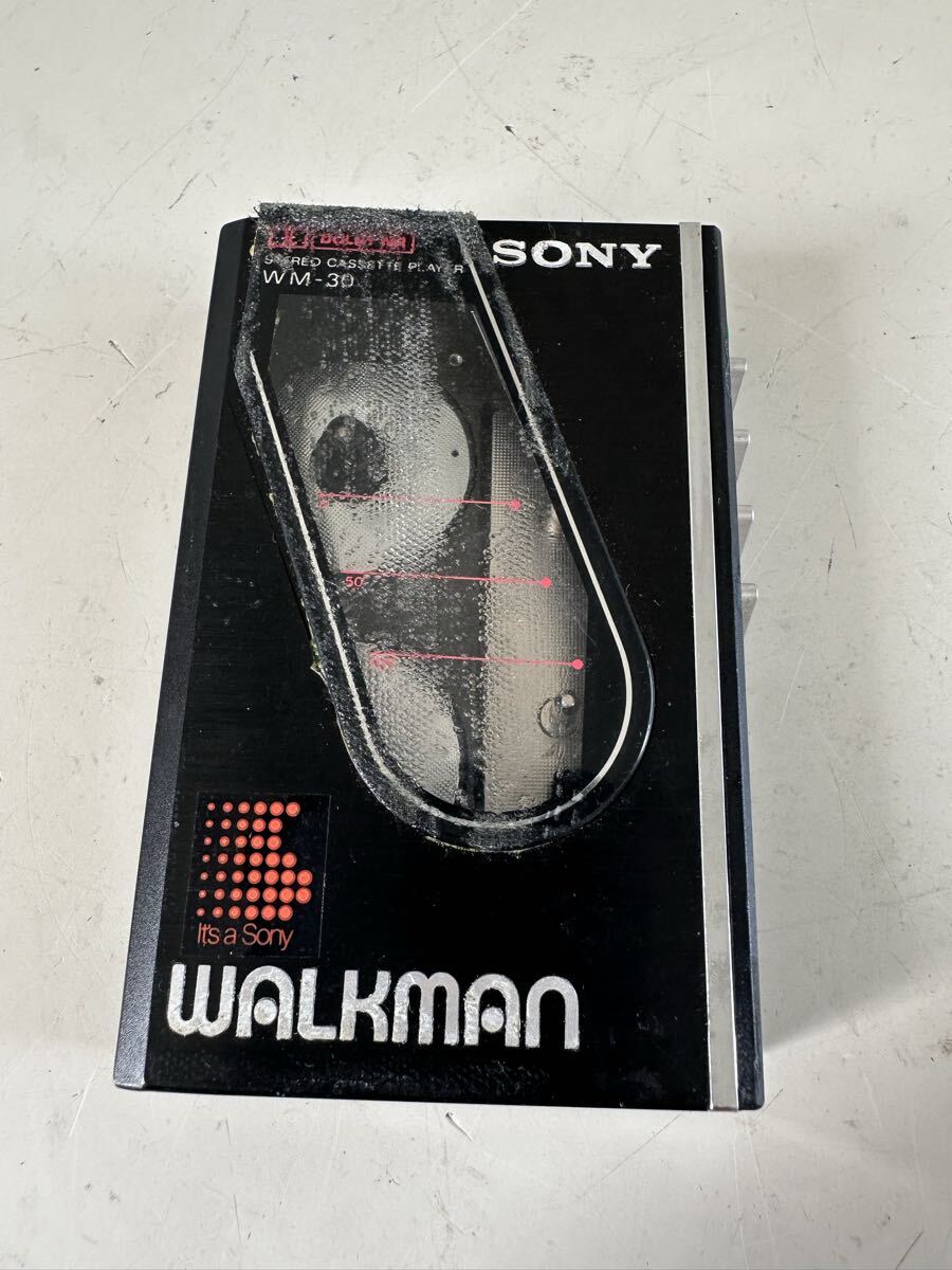 SONY ソニー WALKMAN カセットプレーヤー WM-30 ジャンク　部品取り