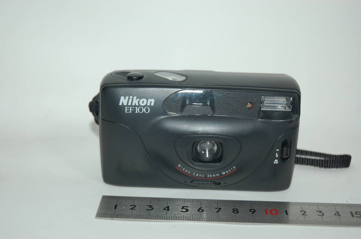 ニコン　EF-100　シャッター切れます　単３電池２本使用　　　　青キ
