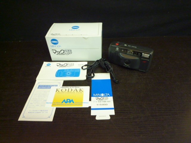 CHA-27881-45 MINOLTA ミノルタ MAC-35 マック35 コンパクトカメラ 箱付