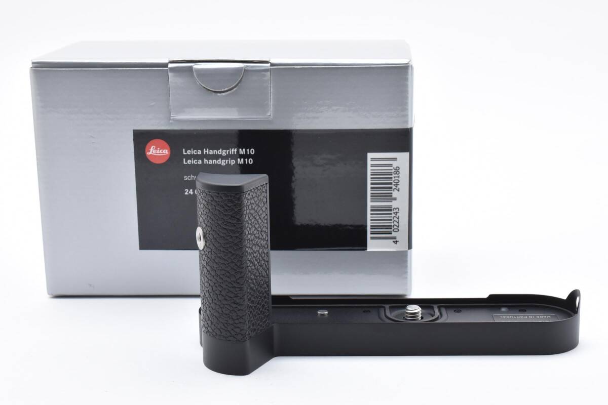 ★極上美品★ライカ LEICA 24018 M10用 ハンドグリップ ブラック★　YA8537＃24