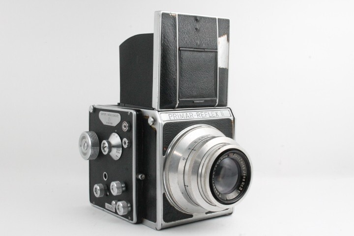 ★訳あり大特価★ PRIMAR-REFLEX II +CARL ZEISS JENA TESSAR F3.5 10.5cm T #Q047