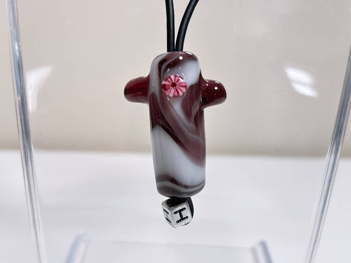 6-18 ネックレス とんぼ玉 蜻蛉玉 トンボ玉 ガラス玉 魔除け 工芸品 アクセサリー ハンドメイド 大量出品 まとめ ペアセット made in Japan