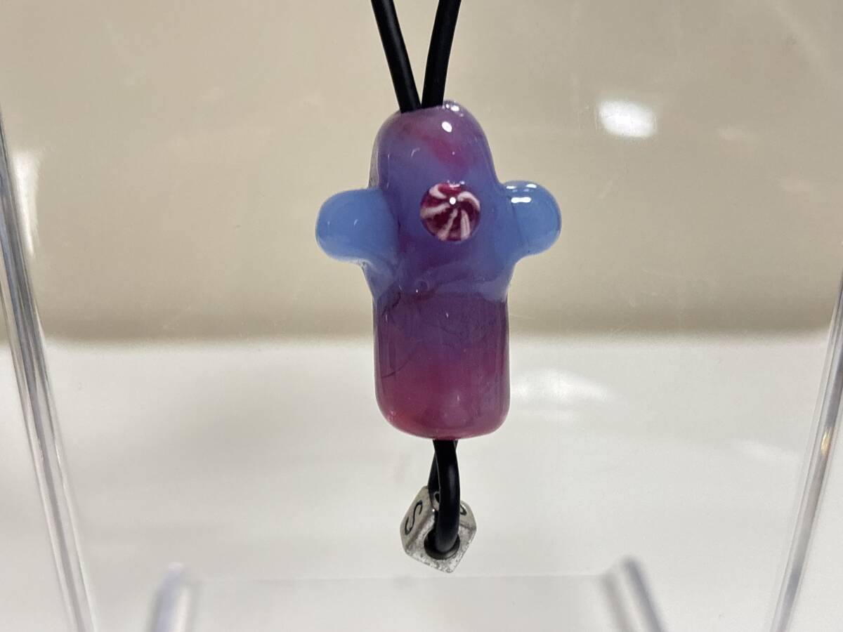 6-23 ネックレス とんぼ玉 蜻蛉玉 トンボ玉 ガラス玉 魔除け 工芸品 アクセサリー ハンドメイド 大量出品 まとめ ペアセット made in Japan