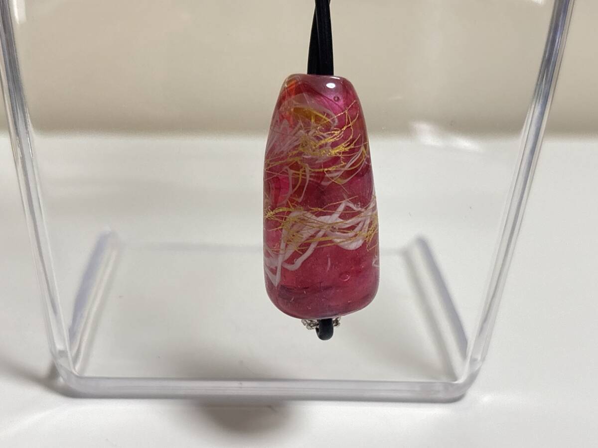 6-24 ネックレス とんぼ玉 蜻蛉玉 トンボ玉 ガラス玉 魔除け 工芸品 アクセサリー ハンドメイド 大量出品 まとめ ペアセット made in Japan
