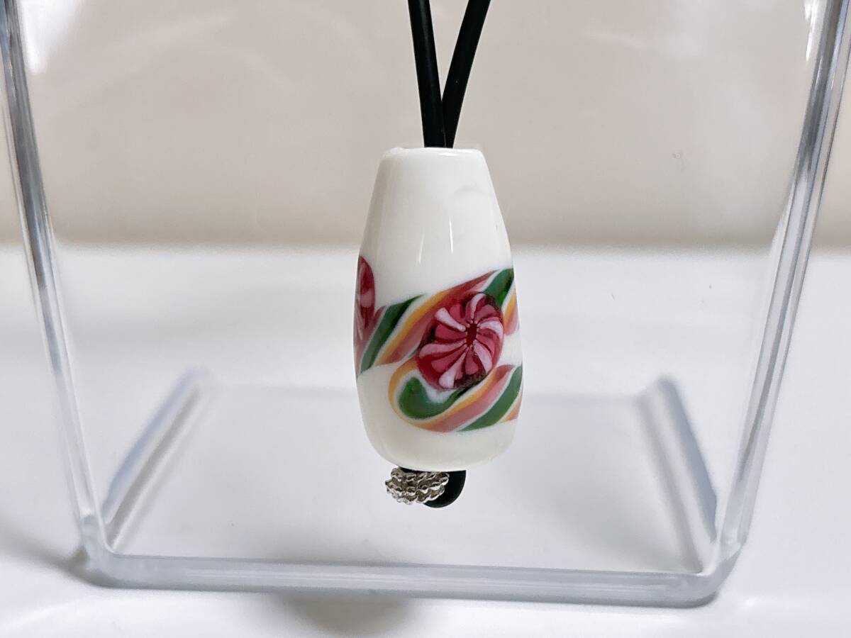 6-25 ネックレス とんぼ玉 蜻蛉玉 トンボ玉 ガラス玉 魔除け 工芸品 アクセサリー ハンドメイド 大量出品 まとめ ペアセット made in Japan