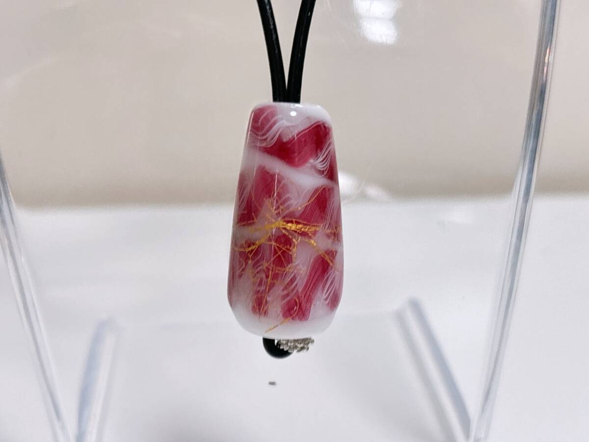 6-28 ネックレス とんぼ玉 蜻蛉玉 トンボ玉 ガラス玉 魔除け 工芸品 アクセサリー ハンドメイド 大量出品 まとめ ペアセット made in Japan