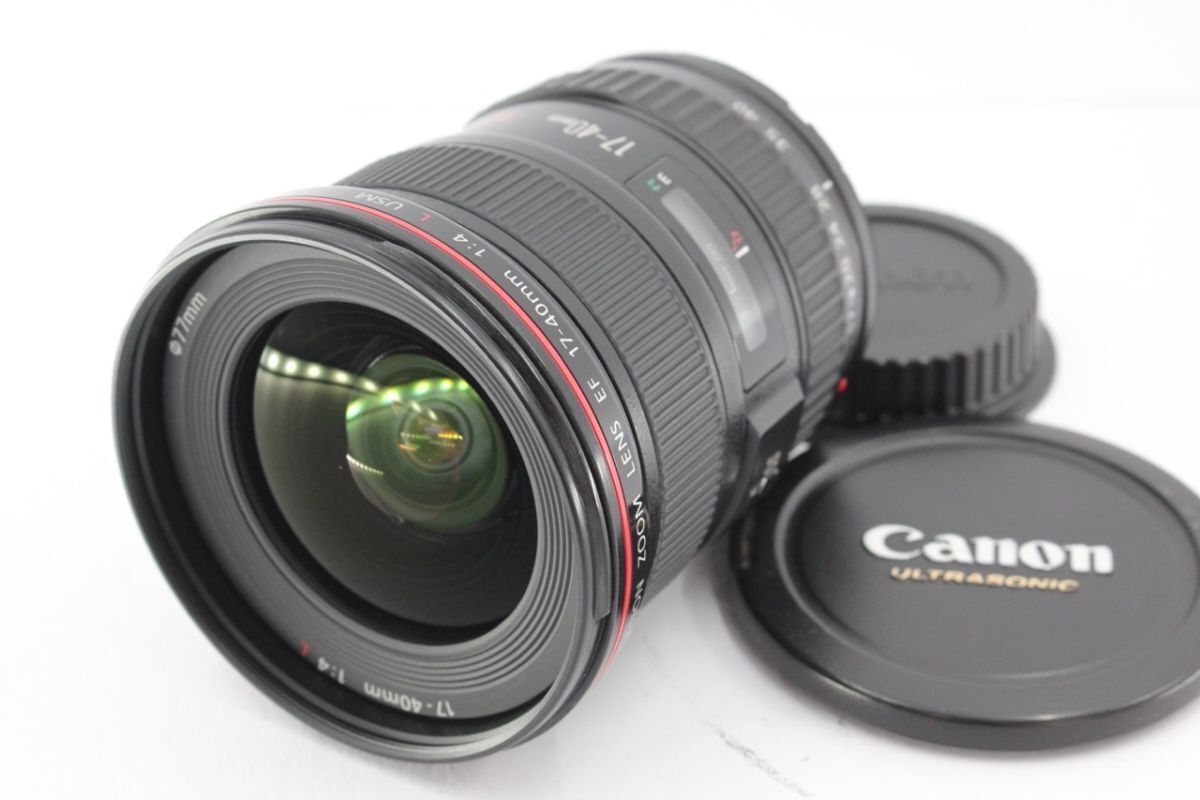 ★特上品★キヤノン CANON EF 17-40mm F4 L USM 《キャップ 付き》 ＃A5294