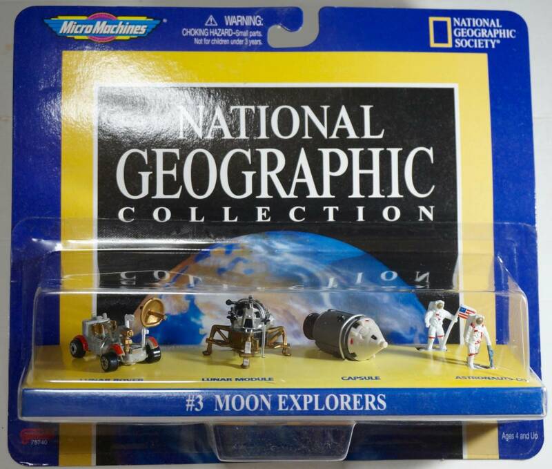 National Geographic＃3 MOON EXPLORERS 月面探査 ナショナルジオグラフイックコレクション　マイクロマシーンズ