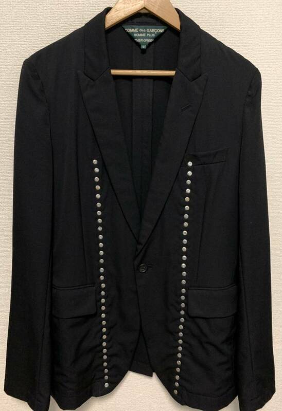 ★値下げ交渉あり★COMME des GARCONS HOMME PLUS スタッズテーラードジャケット★L1262★美品 コムデギャルソンオムプリュス AD 2006 名作