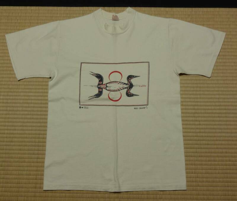 1999年カナダで購入した少し厚手の生成り生地のMサイズ半袖Tシャツ