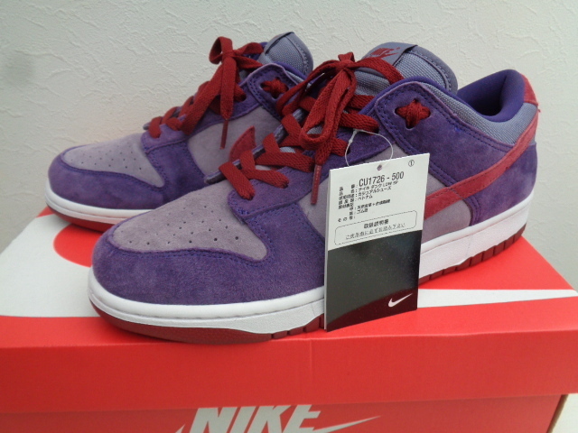 即決 28cm 美中古 NIKE DUNK LOW SP PLUM ナイキ ダンク ロー プラム CU1726-500 US10　国内正規品　限定スニーカー