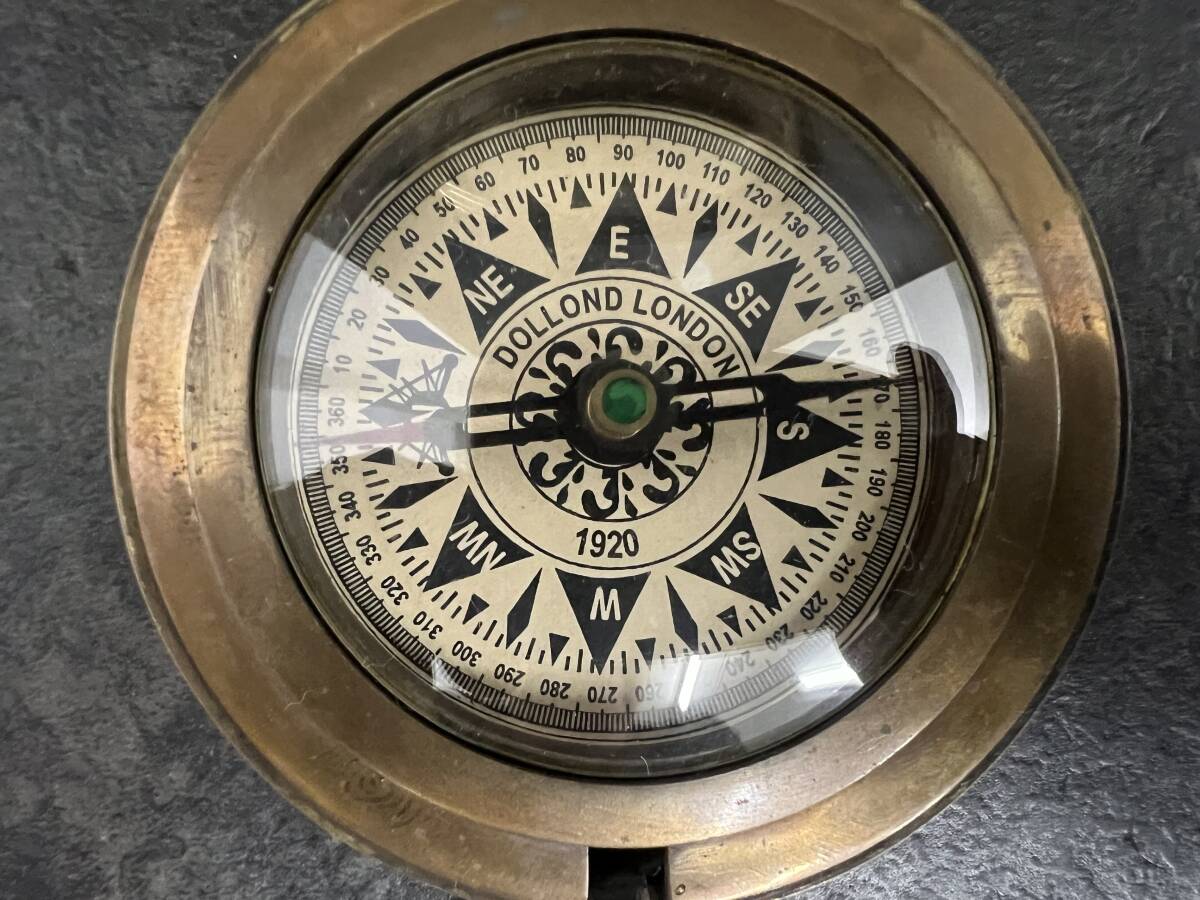 CT11385 Dollond London 1920　流行 マグネット 2 真鍮