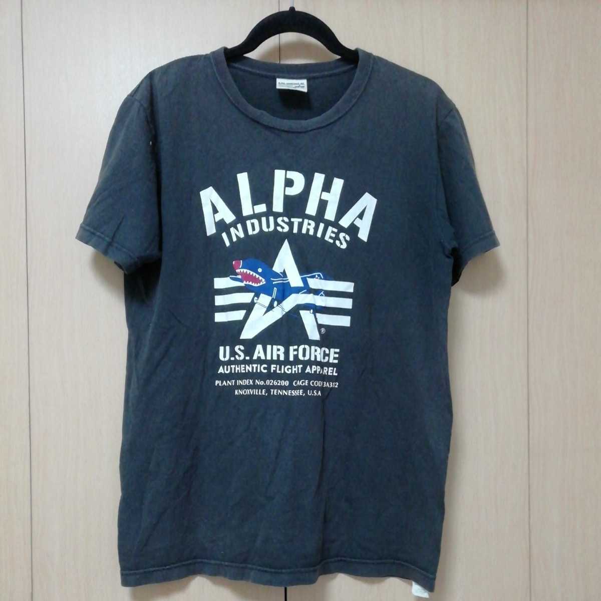 ALPHA INDUSTRIES 半袖Tシャツ L