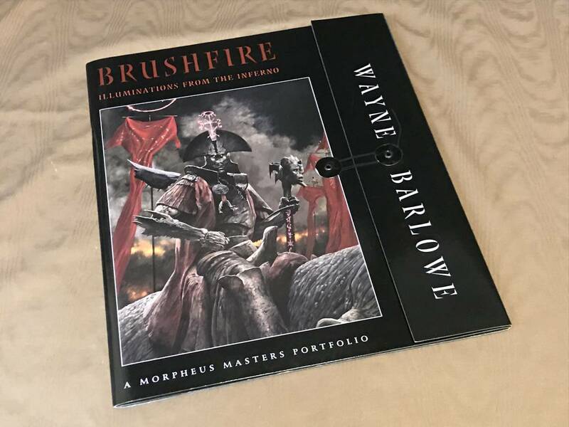 洋書 画集　ウェイン・バロウ「 BRUSHFIRE 」 WAYNE BARLOWE 検索：ウェインバロウ ベクシンスキー ネクロポリス デストピア SF TRPG