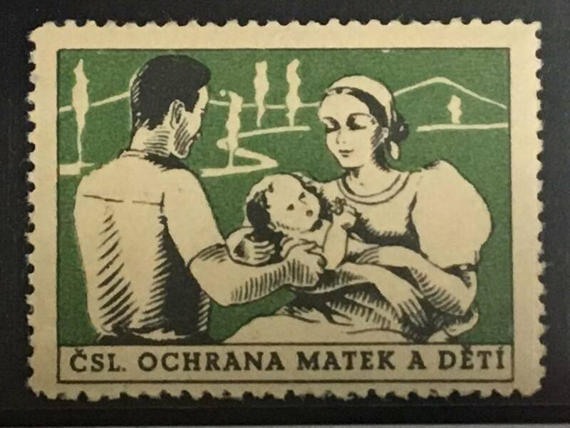 切手：クリスマスシール・母子の保護／チェコスロバキア＊１９３６年＊
