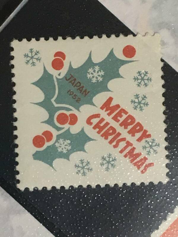 切手：クリスマスシール／日本＊１９５２年＊