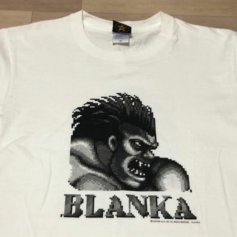 【定価4500円】新品 完売品 dune ストリートファイター ストⅡブランカ blanka カプコン コラボt tシャツ mサイズ/ ファミコン ドット絵