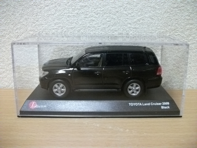 ◇【発送は土日のみ】J-collection　1/43　ランドクルーザー　2009　Black◇