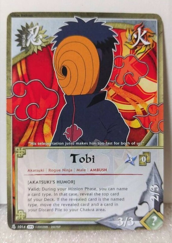NARUTO　トビ　カード　英語版