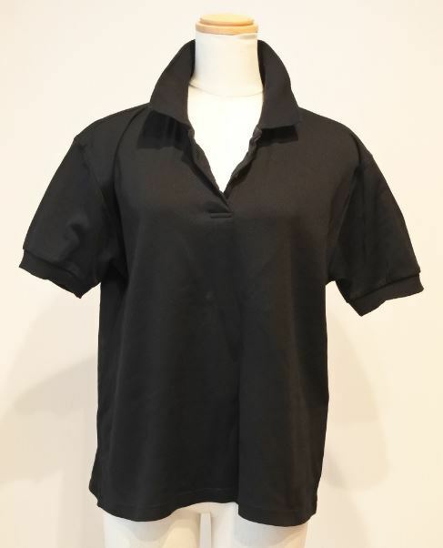 Chaieana ポロシャツ 半袖 ブラック Mサイズ ワークマン レディース kmrt k①ik0901